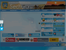 Tablet Screenshot of munisechura.gob.pe